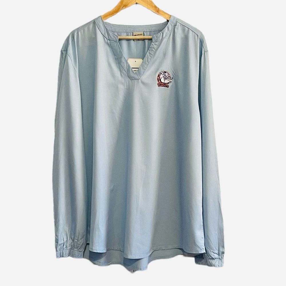 The Bolles School Women’s Split Neck Long Sleeve Tunic‎ Top, Size XL, NWT